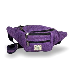 100% Hemp Fanny Pack, Purple