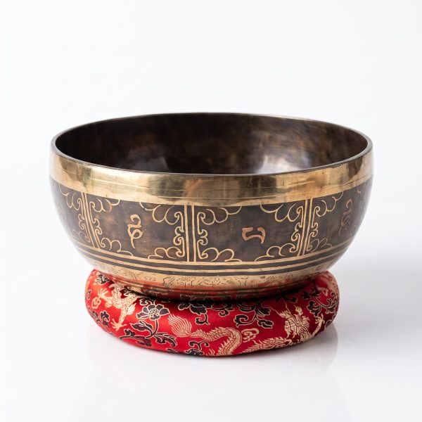 Tibetan antique singing bowl [Scale: Ab]