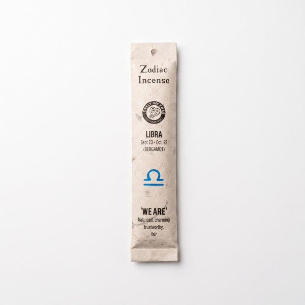 Libra Zodiac Incense, Bergamot